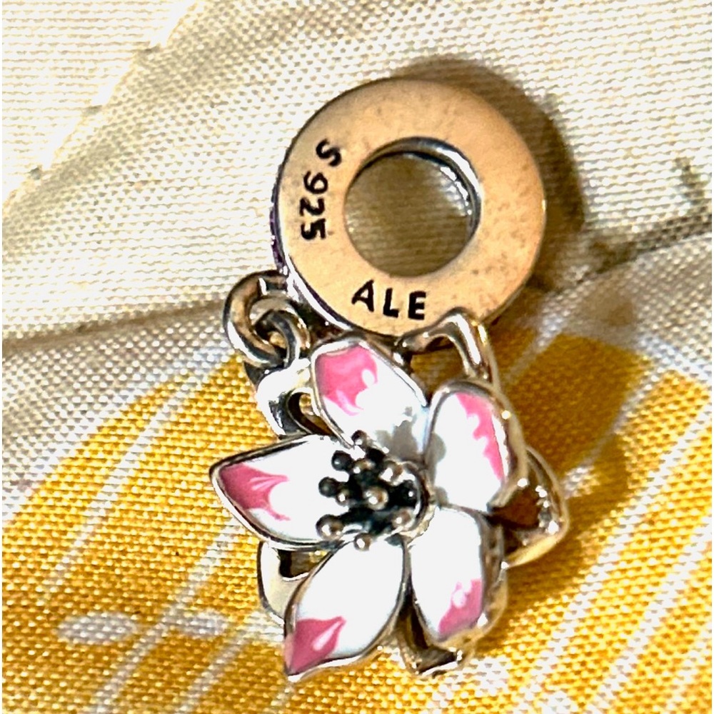 Authentic Pandora Cherry Blossom Pendant Charm